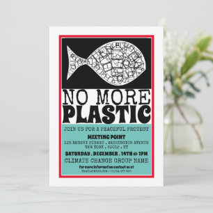 Invitación Pescado plástico, punto de encuentro sobre el camb