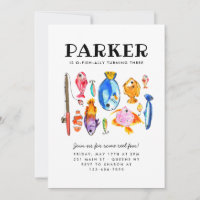 Pescado Rústico O-Fish-al Reel Fun Cumpleaños