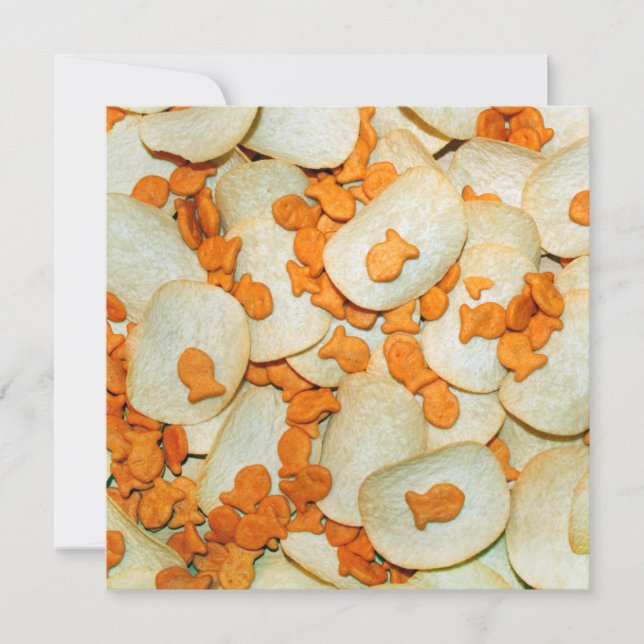 Invitación Pescado Y Chips (Anverso)