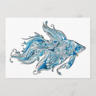 Invitación Pescados el fluir de Paisley