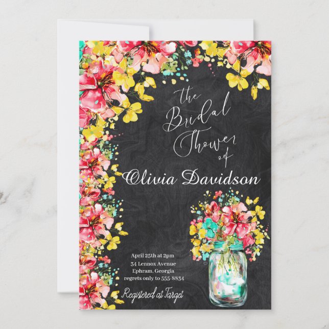 Invitación Petal Port Garden Bridal (Anverso)