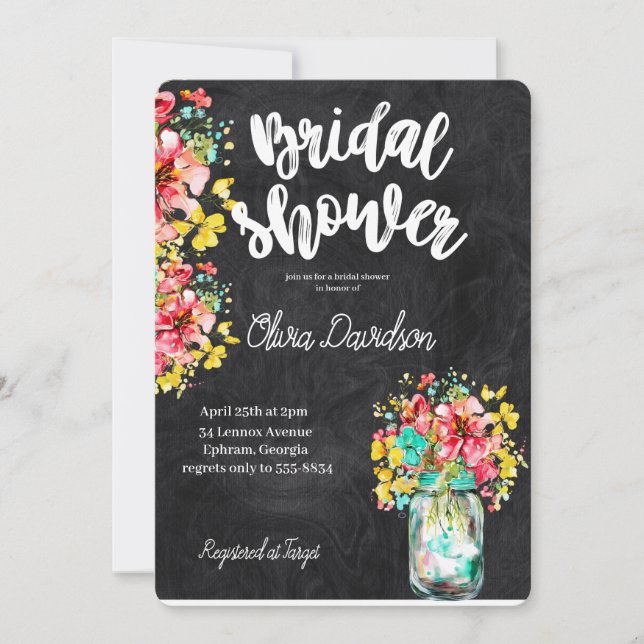 Invitación Petal Port Garden Bridal (Anverso)