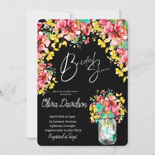 Invitación Petal Port Garden Bridal (Anverso)