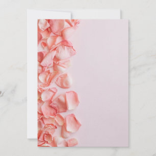 Invitación petal rosado envolop