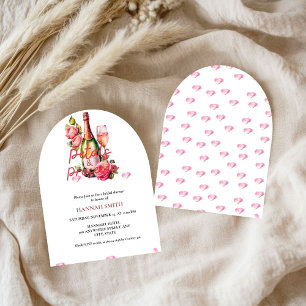 Invitación Petales elegantes y de Moda y ducha de novia Prose