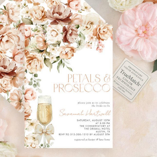 Invitación Petales modernos y ducha de novias con arco floral (Subido por el creador)