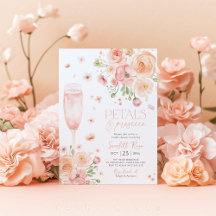 Petales Prosecco Bridal Shower Love In Bloom Peach