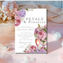Petales y Prosecco Bridal Ducha floral