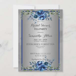 Invitación Pétalos botánicos de amor: Únete a una novia