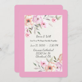 Invitación Pétalos de bonito