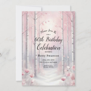 Invitación Pétalos descongelados de año personalizado en cump