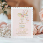 Invitación Pétalos y la Noche del Jardín Prosecco<br><div class="desc">¡Sip, sip, hurra! 🥂 Nuestras invitaciones de Petals y Prosecco marcarán el tono para su fabulosa celebración de la ducha de novias. Con hermosas flores y un fondo de color, estas invitaciones seguramente serán un éxito. Haga que su fiesta se desplace con estas invitaciones impresionantes. Artículos coincidentes en el diseño...</div>