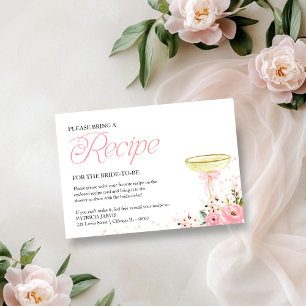 Invitación Pétalos y Prosecco Receta para Desayuno de Novia