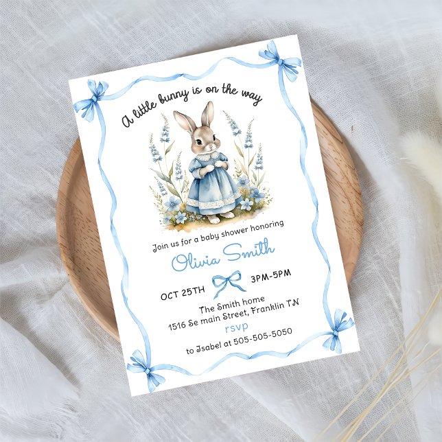 Invitación Peter Rabbit Baby Shower Invitation (Subido por el creador)
