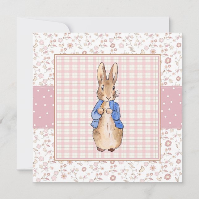 Invitación Peter the Rabbit (Anverso)