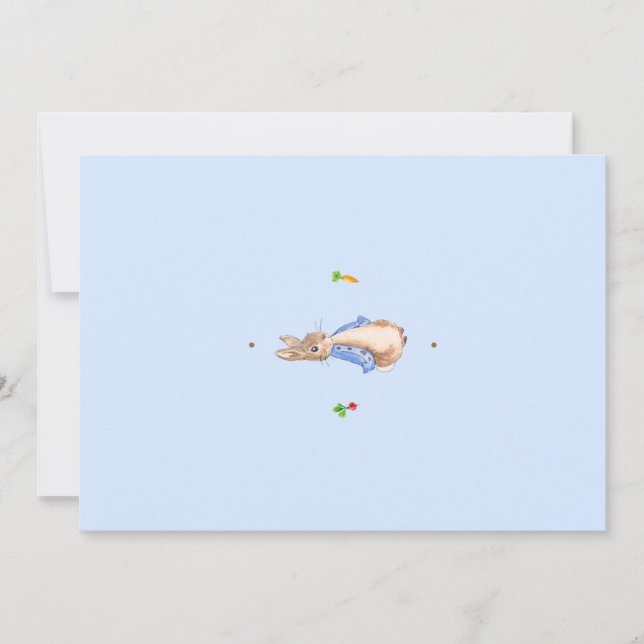 Invitación Peter the Rabbit (Anverso)