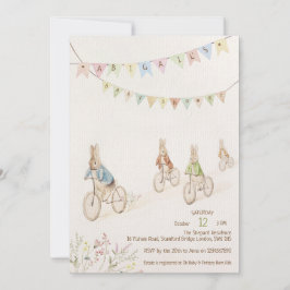 Invitación Peter the Rabbit Bunny Gender Neutral Baby Shower