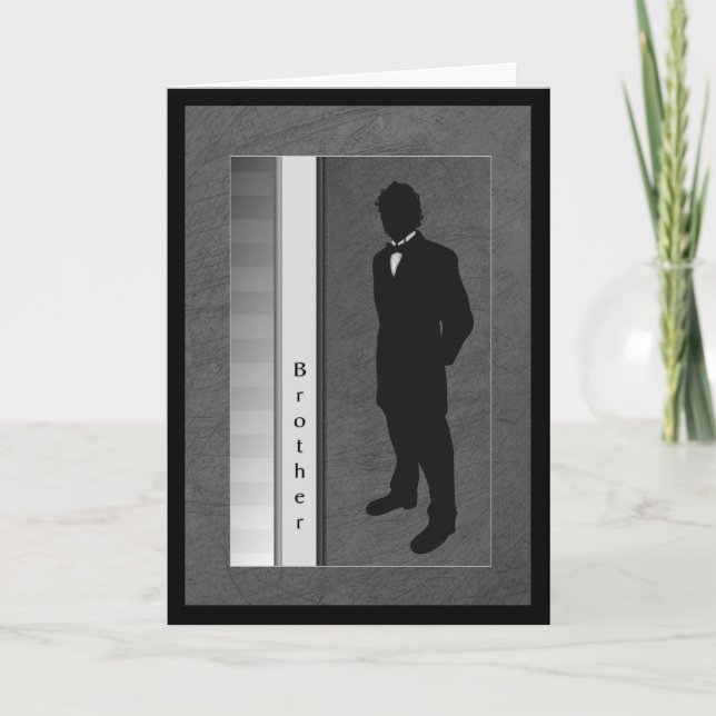 Invitación Petición de Mejor Hombre Hermano Boda (Anverso)