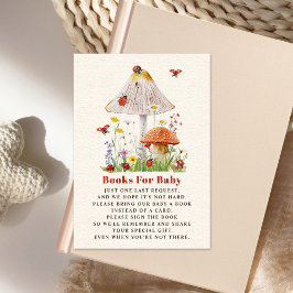 Invitación Petición de un libro de Baby Shower para Little La
