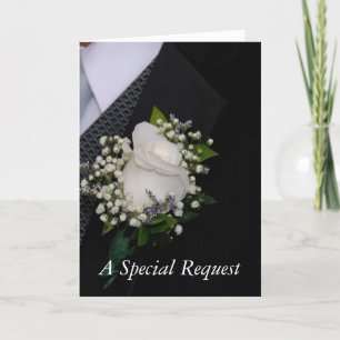Invitación Petición del padrino de boda