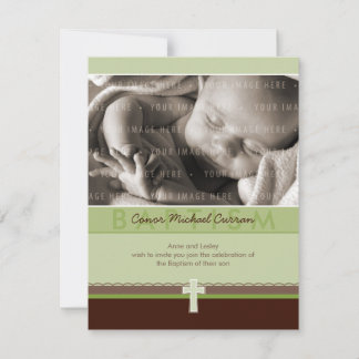 Invitación PETITE FOTO CHRISTENING INVITA :: puro 6 P