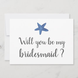 Invitación Pez estrella | Bridesmaid de Ocean Boda