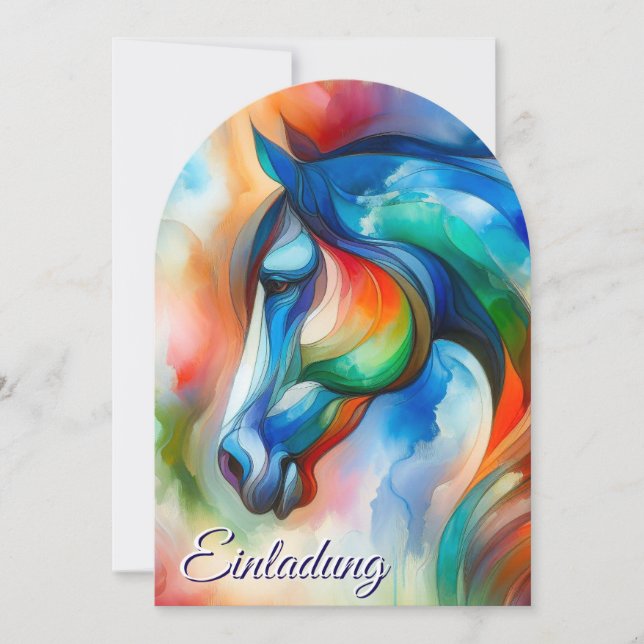 Invitación Pferdchen  (Anverso)