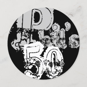 Invitación Phil 50.o (redondo)