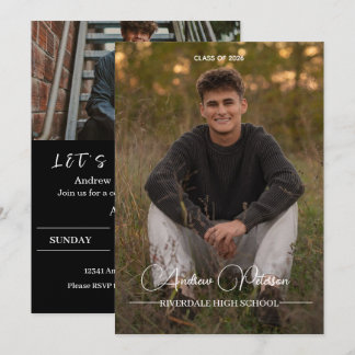 Invitación  Photo Graduation Invitation, class of 2026