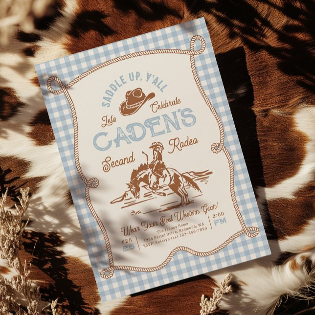 Invitación Photo Rodeo Birthday Invitation (Subido por el creador)