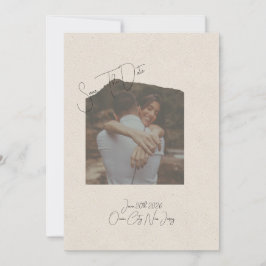 Invitación Photo Save The Date 