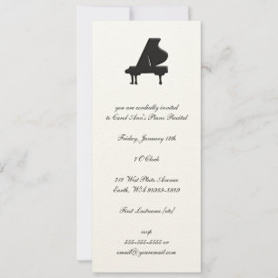 Invitación Piano