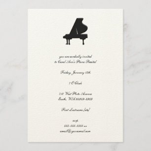 Invitación Piano