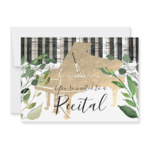 piano de color de agua elegante