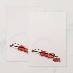 Invitación : Piano de silueta y violín