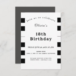 Invitación PIANO KEYS MUSIC LOVER tema de celebración