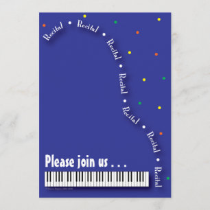 Invitación Piano Recital
