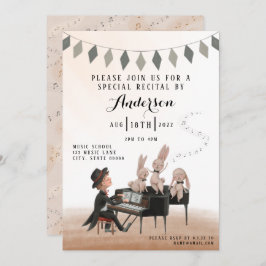 Invitación Piano Recital