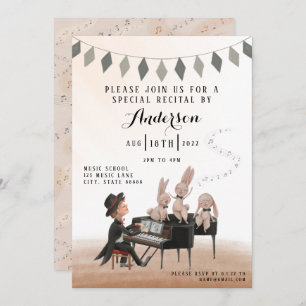 Invitación Piano Recital