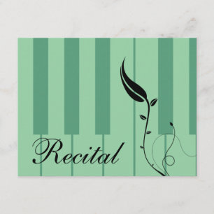 Invitación Piano Recital