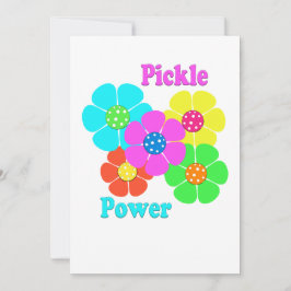 Invitación Pickle Power Pickleball