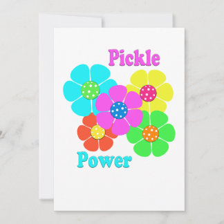 Invitación Pickle Power Pickleball
