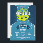 Invitación Pickleball Birthday Party Invitation<br><div class="desc">Celebrate uniquely and joyously with our charming Pickleball Party invitation cards!

Imagine the excitement on your guests' faces when they receive such a unique and special invitation.</div>