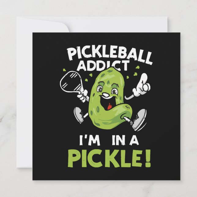 Invitación Pickleball Divertido (Reverso)