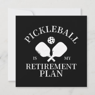Invitación pickleball es mi planta de jubilación