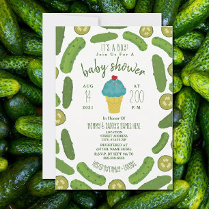 Invitación Pickles y el Baby Shower del niño crema de hielo