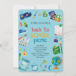 Invitación Pícnic de bienvenida al colegio