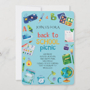Invitación Pícnic de bienvenida al colegio