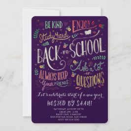 Invitación Pícnic de bienvenida al colegio