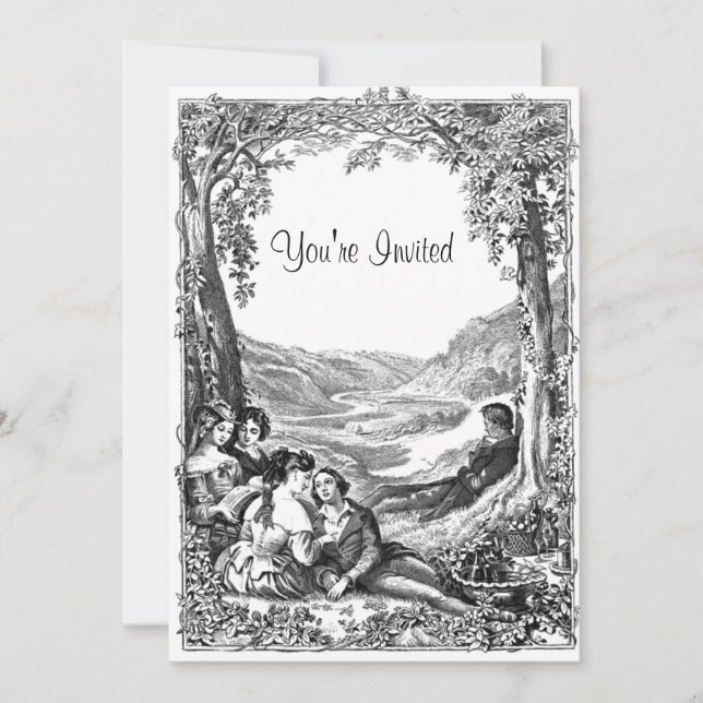 Invitación Picnic de Victoria (Anverso)